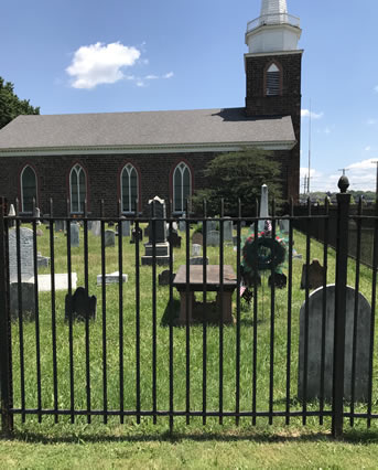 Location of Enoch Poor's Grave Marker by Dutch Reform Cemetery 